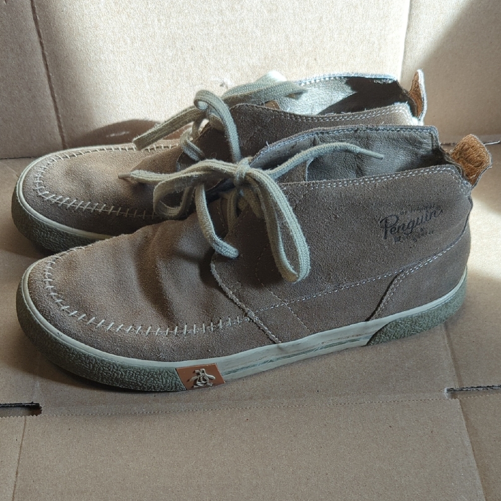 ORIGINAL PENGUIN | Ernie Chukka Suede Boots, Tan